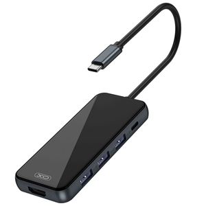 ADAPTADOR TIPO C - HDMI, 3 X USB 3.0 Y TIPO C XO - XOHUB002