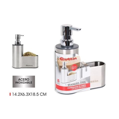 PORTA ESTROPAJOS CON DISPENSADOR QUTTIN - BQ01017272080