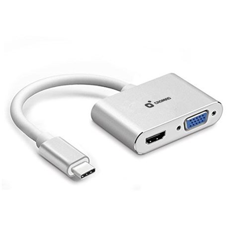 ADAPTADOR TIPO C - HDMI Y VGA CROMAD - CR0983