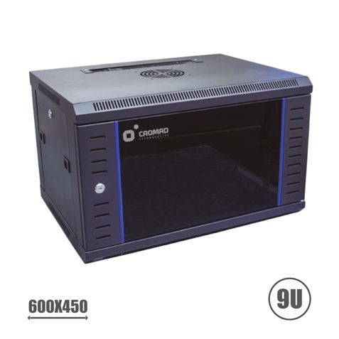 RACK 19" 9U 600X450 SERIE BLUE CROMAD - CR0942