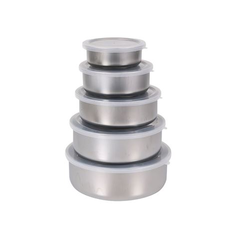 SET 5 FIAMBRERAS REDONDAS INOX 10/12/14/16/18 QUTTIN - BQ01032872362