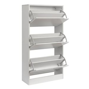 MUEBLE ZAPATERO NORDIC BLANCO 3 PUERTAS HBS - 5030770105-1