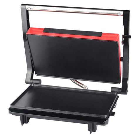 REACONDICIONADA SANDWICHERA INOX PLACA LISA 750W ROJA MUVIP - MV0335