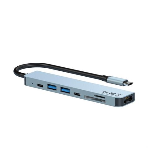 ADAPTADOR TIPO C HUB008 7 EN 1 XO - XOHUB008-2