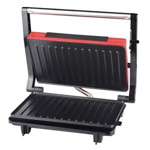 REACONDICIONADA SANDWICHERA INOX GRILL 750W ROJA MUVIP - MV0334