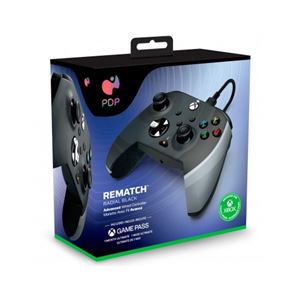 MANDO GAMEPAD PC/XBOX REMATCH WIRED BLACK PDP - 708056069193-1