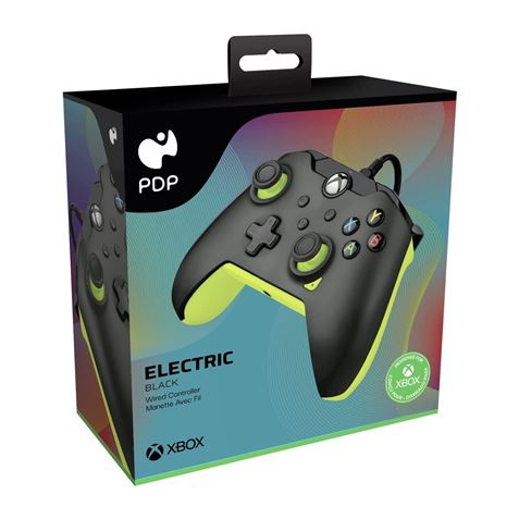 MANDO GAMEPAD PC/XBOX ELECTRIC BLACK WIRED PDP - 708056069100-1