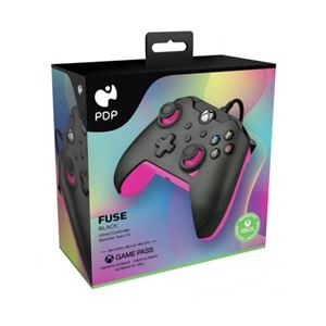 MANDO GAMEPAD PC/XBOX FUSE BLACK WIRED PDP - 708056069117-1