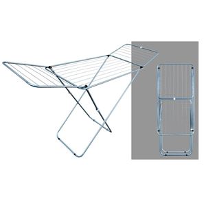 TENDEDERO METÁLICO COLOR ALUMINIO EXTRA GRANDE 20 METROS