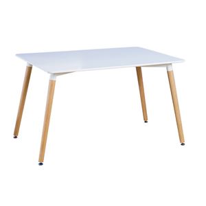 REACONDICIONADA MESA RECTANGULAR DESIGN D700 120CM BLANCA MUVIP