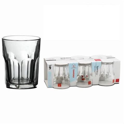 SET 6 VASOS AGUA 270CC SPANIA BOMIOLI - 37019