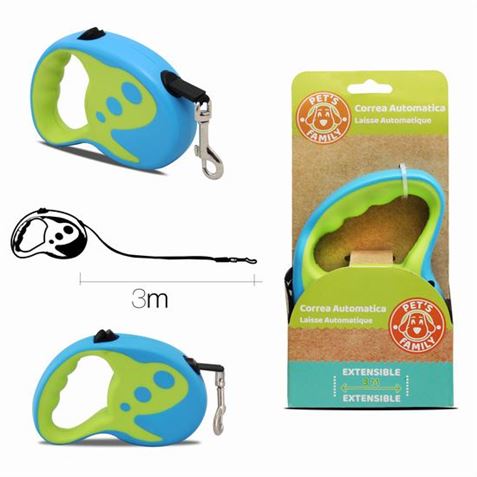 CORREA EXTENSIBLE PARA MASCOTAS 3MTS - 51028