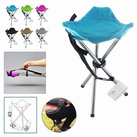 TABURETE PLEGABLE OXFORD 32X32XH43CM COLORES SURTIDOS - 225288