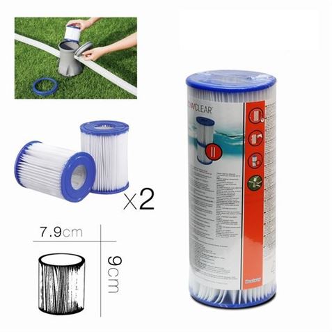 REPUESTO DE FILTRO PARA PISCINA X2 TIPO I BESTWAY - 58093