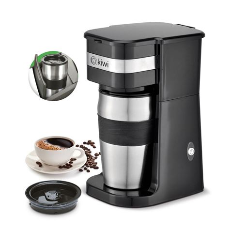 CAFETERA ELECTRICA GOTEO CON TERMO 420CC 700W KIWI - 953KCM7505.