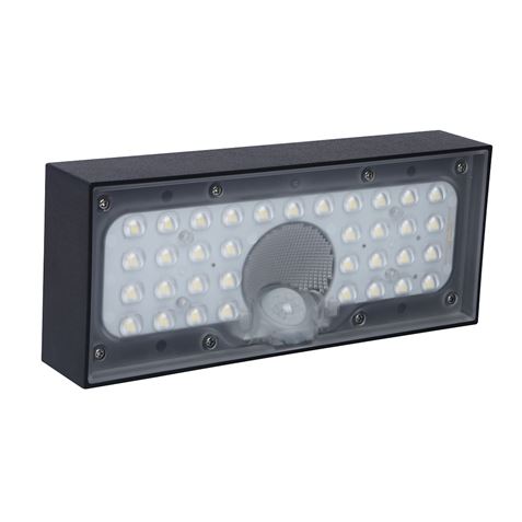 APLIQUE LED SOLAR MODERN 6W 900LM NEGRO ELBAT - EB0441-2