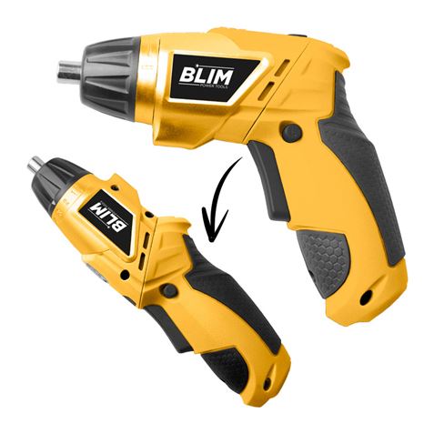 ATORNILLADOR A BATERIA 4V + MALETIN 44 PCS BLIM - BL0356-1