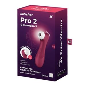SATISFYER PRO 2 GEN 3 LIQUID AIR ROJO APP SATISFYER - 4061504051840-2