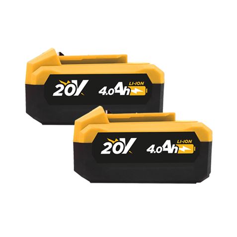 RADIAL 20V 115MM S/CARBONES + KIT PULIDO | 2 BATERIAS 4AH BLIM - BL0199-1