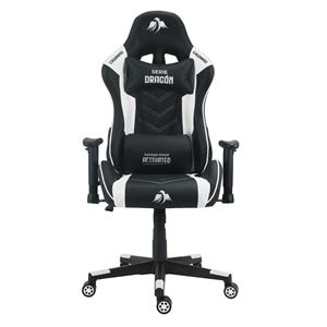 SILLA GAMING SERIE DRAGÓN BLANCA CROMAD - CR1145