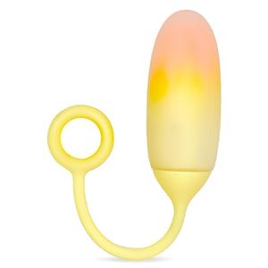 HUEVO VIBRADOR FEMENINO CON APP AMARILLO/NARANJA INTOYOU - 8436615002320