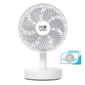 VENTILADOR PORTATIL OSCILANTE 8" BATERÍA MUVIP - MV0551-3