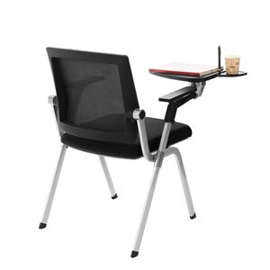 LOTE 2 SILLAS CONFIDENTE CON PALA ABATIBLE PARA ESCRITURA Y POSAVASO CROMAD - CR1157-2