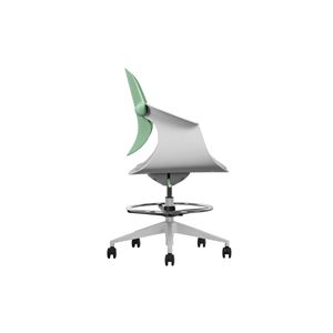 SILLA / TABURETE DE OFICINA TOP WORK VERDE CROMAD - CR1156-4