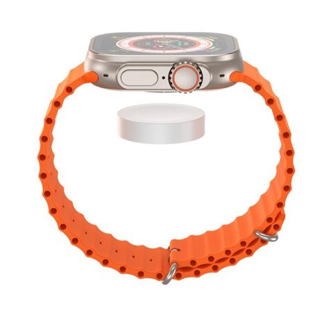 SMARTWATCH M9 ULTRA 2" AMOLED | LLAMADAS BT | CARGA MAGNETICA | NARANJA XO - XOM9ULTRAOR-1