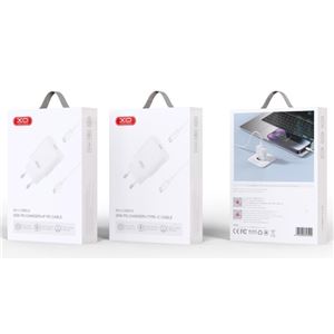 CARGADOR TIPOC 20W CARGA RAPIDA XOL126 + CABLE LIGTHNING XO - XOL126LG-2