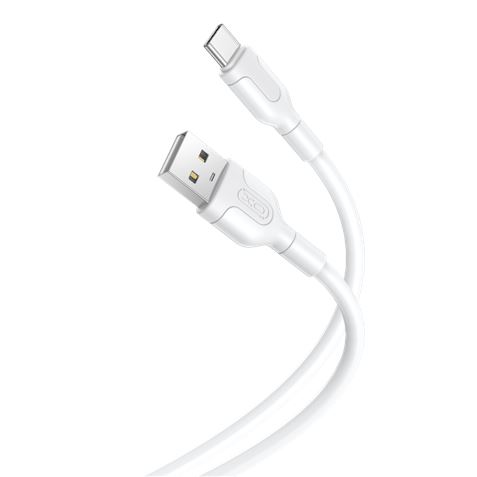 REACONDICIONADO CABLE NB212 SILICONA USB - TIPO C | 2.1A| 1 MTR | BLANCO XO - XONB212TCWH