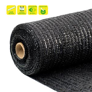MALLA DE SOMBREO NEGRA 2X50 METROS SUNGARDEN - SG0075