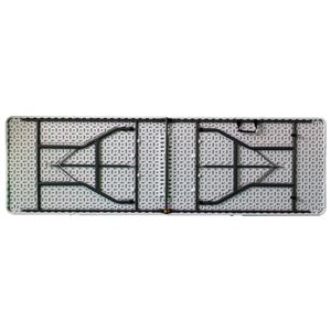 REACONDICIONADA MESA DE RESINA PLEGABLE 240X74X74CM 3.5CM SUNGARDEN - SG0100-2