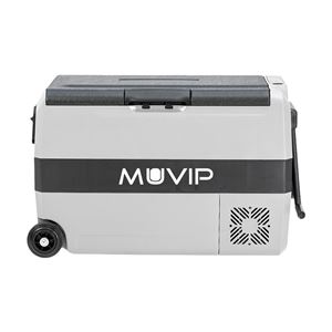 NEVERA PORTATIL CON COMPRESOR 44 LITROS 80W CON RUEDAS DOBLE ZONA MUVIP - MV0580-3