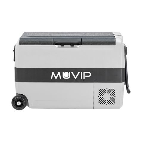 NEVERA PORTATIL CON COMPRESOR 44 LITROS 80W CON RUEDAS DOBLE ZONA MUVIP - MV0580-3