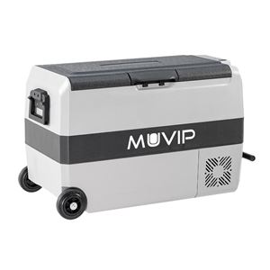 NEVERA PORTATIL CON COMPRESOR 44 LITROS 80W CON RUEDAS DOBLE ZONA MUVIP - MV0580-4