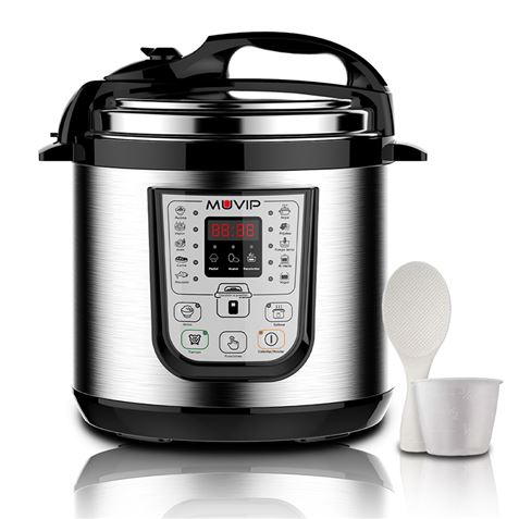 REACONDICIONADA OLLA A PRESIÓN PROGRAMABLE 6L | 15 PROGRAMAS 1000W MUVIP - MV0591