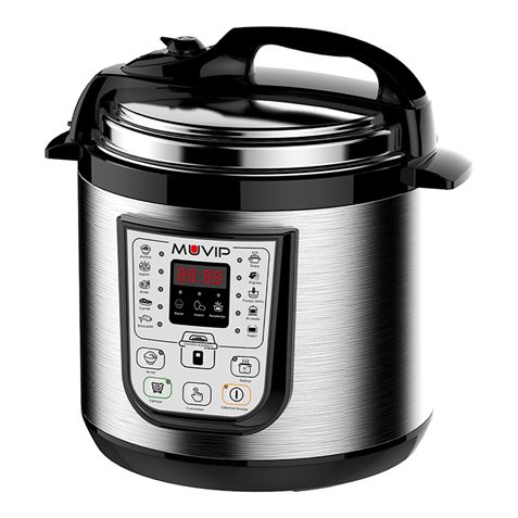 REACONDICIONADA OLLA A PRESIÓN PROGRAMABLE 6L | 15 PROGRAMAS 1000W MUVIP - MV0591-2