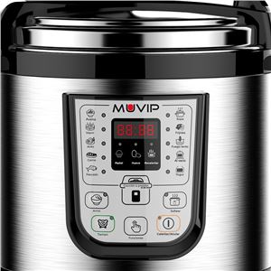 REACONDICIONADA OLLA A PRESIÓN PROGRAMABLE 6L | 15 PROGRAMAS 1000W MUVIP - MV0591-3