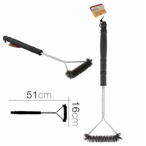 CEPILLO PARA LIMPIAR BARBACOAS 51CM - 15385