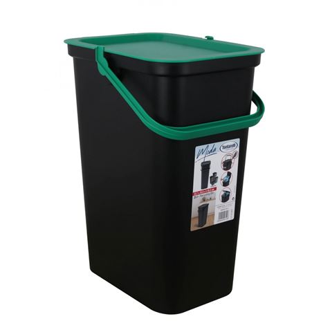 PAPELERA 25 LITROS CON ASA VERDE MODA TONTARELLI - 8104700CAG8
