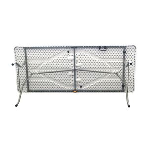 REACONDICIONADA MESA DE RESINA PLEGABLE 152X70X74CM 3.5CM SUNGARDEN - SG0098-4