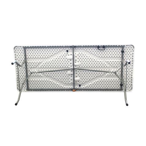 REACONDICIONADA MESA DE RESINA PLEGABLE 152X70X74CM 3.5CM SUNGARDEN - SG0098-4