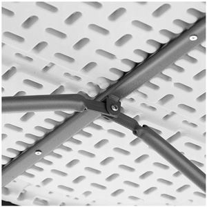 REACONDICIONADA MESA DE RESINA PLEGABLE 152X70X74CM 3.5CM SUNGARDEN - SG0098-5