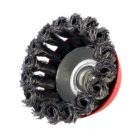 CEPILLO COPA ALAMBRE TRENZADO 65MM SINDEX - 85349-1