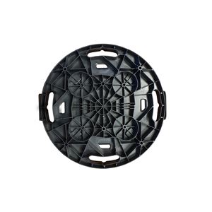 PLATAFORMA REDONDA GRANDE CON RUEDAS 400X400X40MM ARTPLAST - L4040N-1