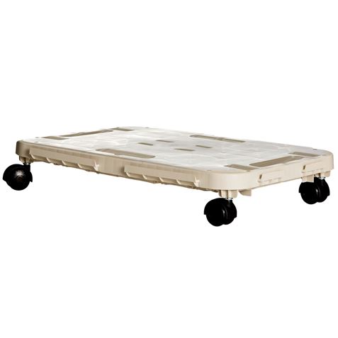 PLATAFORMA RECTANGULAR CON RUEDAS 480X290X38MM ARTPLAST - L4829ER35