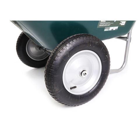 CARRETILLA PLASTICA 80 LITROS VERDE MADER - 87648-1