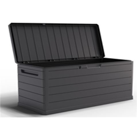 BAUL EXTERIOR 350 LITROS CON CERRADURA GRIS OSCURO ARTPLAST - A350AN