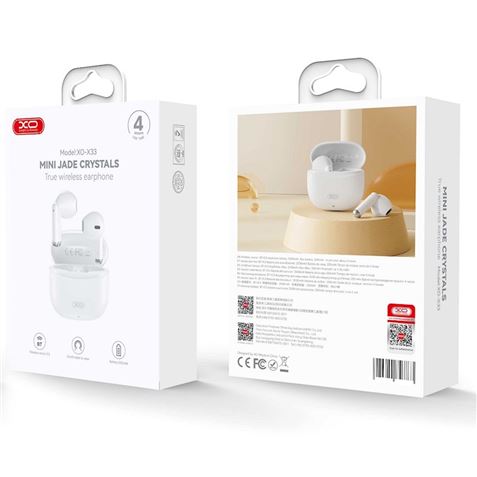 AURICULARES BLUETOOTH TWS X33 BLANCO XO - XOX33WH-1